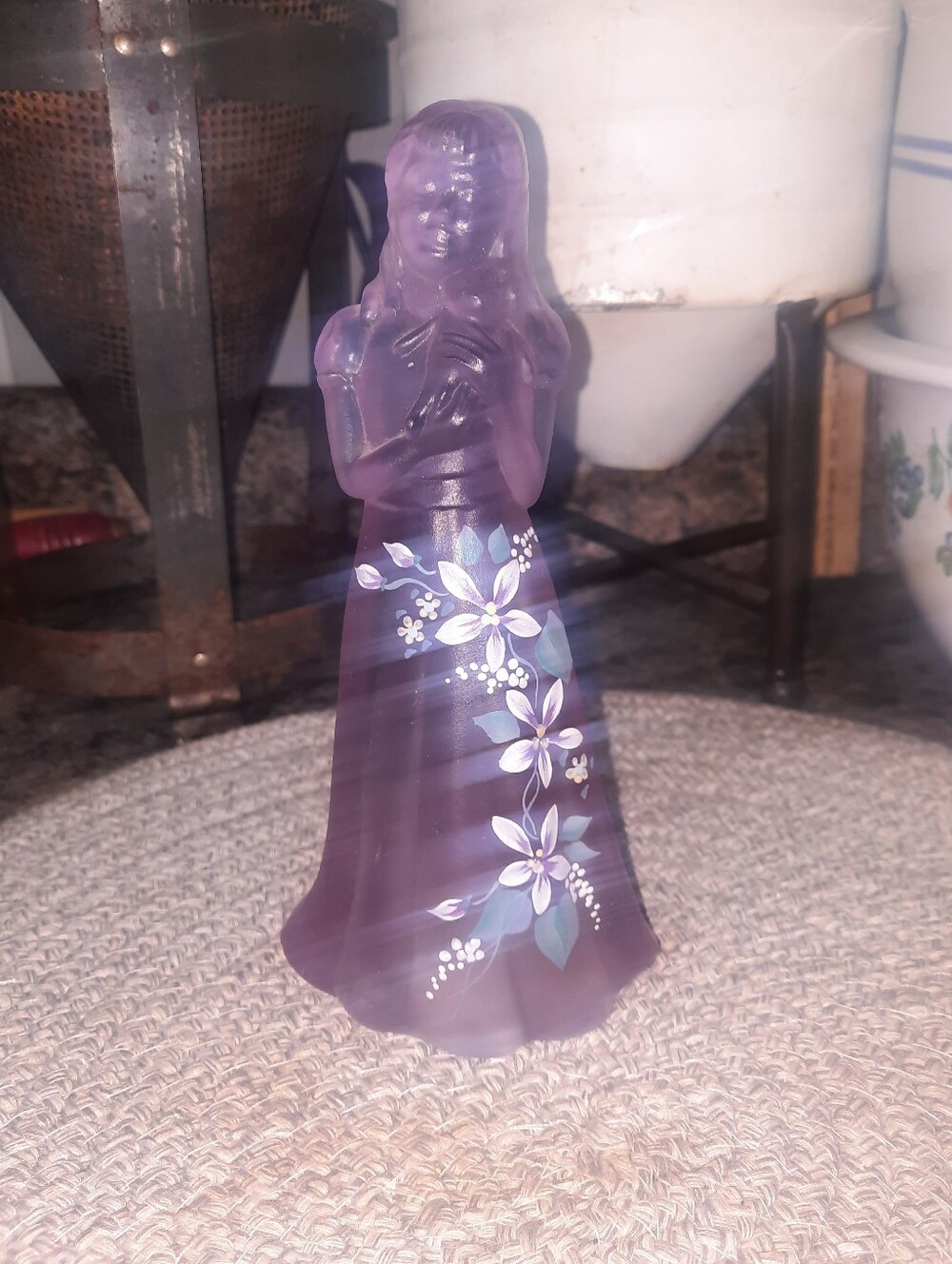 Fenton Glass Lavender Girl